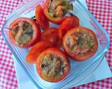 Foto del paso 7 de la receta: Tomatitos medianos al horno rellenos de anchoas y tapenade