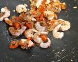Aglio Olio Spicy Tuna & Shrimp langkah memasak 3 foto