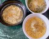 A picture of step 1 of Idlis with Chana dal Chutney.