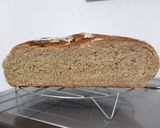 Foto del paso 8 de la receta: Pan de 4 harinas amasado en panificadora y horneado en pyrex