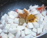 A picture of step 1 of Shaljum ka salan.
