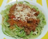 Foto del paso 3 de la receta: Tallarines de zucchini a la bolognesa