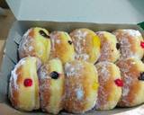 Donat buntu/ donat bomboloni langkah memasak 3 foto