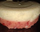 A picture of step 12 of Beetroot semolina double colour dhokla.