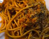 Foto del paso 5 de la receta: Espaguetis integrales con picadillo y tomate 🍅
