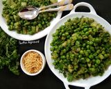 A picture of step 9 of Spicy Green Pea Ghugni.