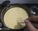 A picture of step 4 of UP style Dahi wali Arbi Spicy Arbi in yogurt curry.