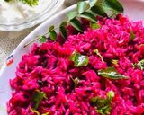 बीट रूट फ्राइड राइस (beetroot fried rice recipe in Hindi) रेसिपी चरण 4 फोटो