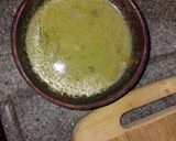 A picture of step 1 of Brocco Masala Bhakri.