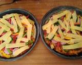 Pepperoncini,bell pepper,easy peel sausage in boboli pizza crust recipe step 13 photo