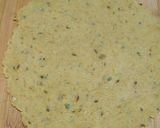 A picture of step 5 of Spiral Baati with Dal.