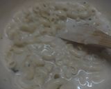 A picture of step 5 of Cottage Cheese Macaroni Alfredo.