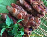 Foto langkah ke 4 dari resep Sate Ayam Panggang Teflon.