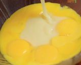 A picture of step 1 of Leche Flan.