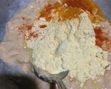 A picture of step 1 of Rajasthani Besan Kadhi.