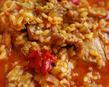 Foto del paso 7 de la receta: Arroz caldoso de costillas de cerdo y sobrasada