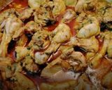 A picture of step 2 of Dum Ka Murgh.