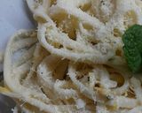 Foto del paso 4 de la receta: Fideos fettuccini con crema de limón y menta 🍋🌿