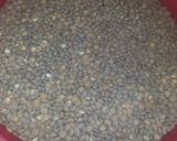A picture of step 1 of Keema Masoor Biryiani.
