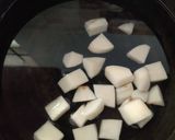 A picture of step 1 of RUSSIAN SALAD with Indian twist.