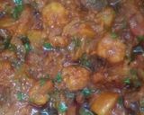 A picture of step 5 of Prawns dry masala.