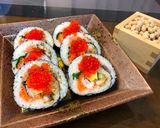 A picture of step 10 of Japanese Big Sushi Roll.