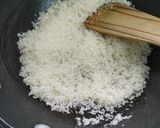 A picture of step 2 of Mango coconut laddo.