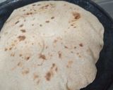 A picture of step 7 of Chapati/Roti.