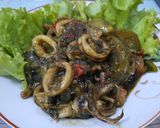 Foto langkah ke 7 dari resep Cumi saus tiram pedas manis.