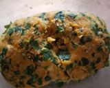 A picture of step 3 of Methi muthiyas.