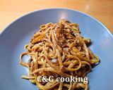 A picture of step 15 of Chicken Alfredo with Teriyaki Sauce.