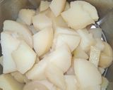 A picture of step 3 of Salad Boondi.