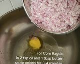 A picture of step 4 of Corn Ragda Pakwaan.