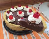 Foto langkah ke 18 dari resep Chocolate Custard Pie with Cream on Top.
