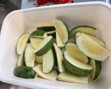 Une image de l'étape 8 de Courgettes rondes et poivron grillés aux épices italiennes (recette plancha).