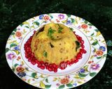 A picture of step 4 of Cauliflower Sooji Upma.