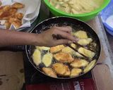 Hình bước làm 5 của món Sake chiên bột