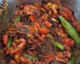 A picture of step 1 of Mutton masala.