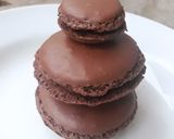 Foto langkah ke 13 dari resep Macaroon Kacang Coklat/Makaron tanpa tepung almond.