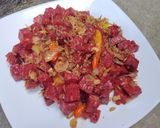 Foto langkah ke 4 dari resep 507. Oseng Luncheon Saus Tiram.