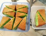 Foto langkah ke 5 dari resep Sponge Cake Pandan Uenakk Lembyutt 😘.
