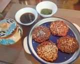 A picture of step 3 of Protein loaded vegetable tikki.
