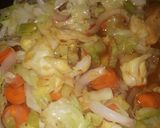 A picture of step 2 of Chicken Vegetables soup.