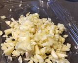 A picture of step 1 of Shrimp with Corn.