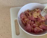 Foto del paso 1 de la receta: Ñoquis, pavo marinado y berenjena
