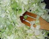 Káposztás (+sárgarépás, cukkinis) tészta recept fázis 1 fotója