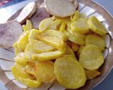 A picture of step 2 of Fried yam & potatoes with pepper sauce.