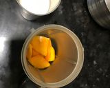 A picture of step 1 of Mango Pancakes.