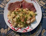 Pas rețetă Ceafă de porc cu garnitură de cartofi 1 fotografie