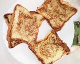 A picture of step 1 of Cinnamon Bread toast😋.